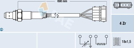 FAE 77128 - Sonda Lambda vegaparts.es