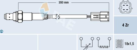 FAE 77391 - Sonda Lambda vegaparts.es