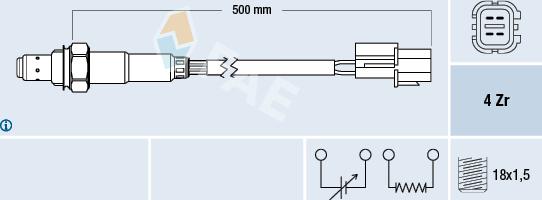 FAE 77344 - Sonda Lambda vegaparts.es