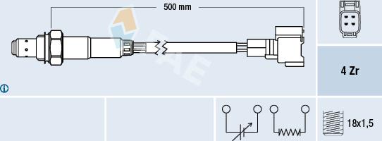 FAE 77297 - Sonda Lambda vegaparts.es
