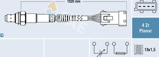FAE 77242 - Sonda Lambda vegaparts.es