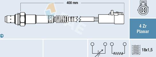 FAE 77253 - Sonda Lambda vegaparts.es