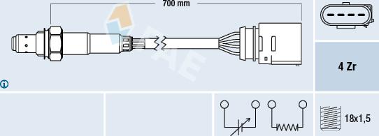 FAE 77205 - Sonda Lambda vegaparts.es