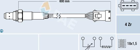 FAE 77281 - Sonda Lambda vegaparts.es