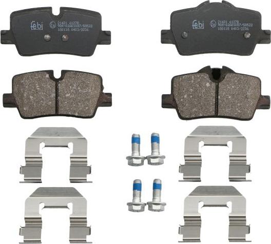 FEBI Bilstein 180118 - Juego de pastillas de freno vegaparts.es