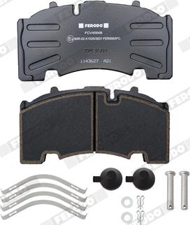 Ferodo FCV4584B - Juego de pastillas de freno vegaparts.es