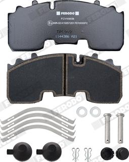 Ferodo FCV4583B - Juego de pastillas de freno vegaparts.es
