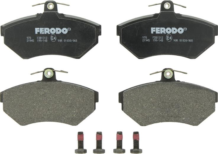 Ferodo FDB1312 - Juego de pastillas de freno vegaparts.es
