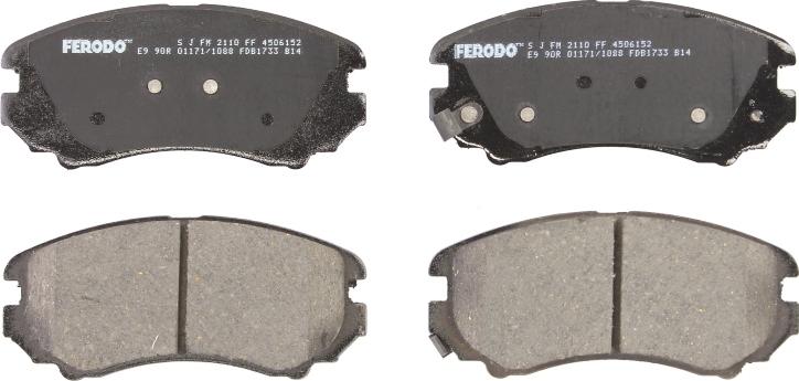 Ferodo FDB1733 - Juego de pastillas de freno vegaparts.es