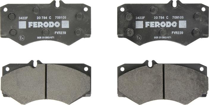 Ferodo FVR239 - Juego de pastillas de freno vegaparts.es