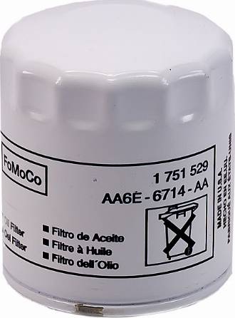 FORD 1751529 - Filtro de aceite vegaparts.es