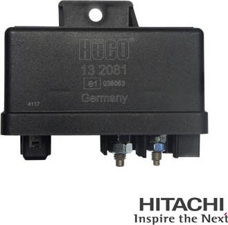 HITACHI 2502081 - Relé, sistema de precalentamiento vegaparts.es