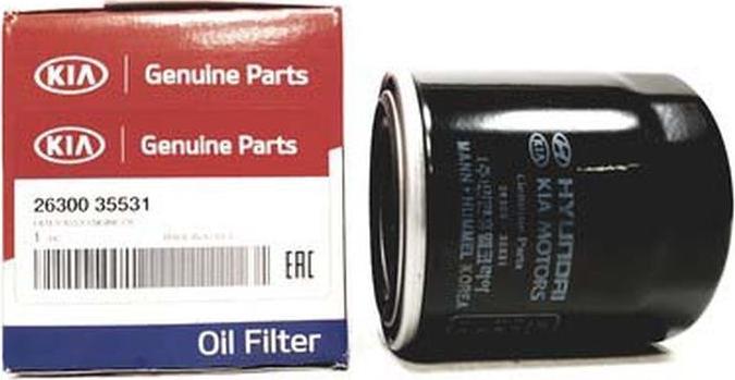 KIA-HYUNDAI 2630035531 - Filtro de aceite vegaparts.es