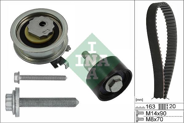 INA 530 0592 11 - Juego de correas dentadas vegaparts.es