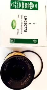 Land Rover LR030778 - Filtro de aceite vegaparts.es
