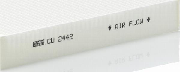 Mann-Filter CU 2442 - Filtro, aire habitáculo vegaparts.es