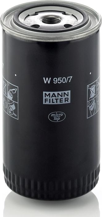 Mann-Filter W 950/7 - Filtro de aceite vegaparts.es