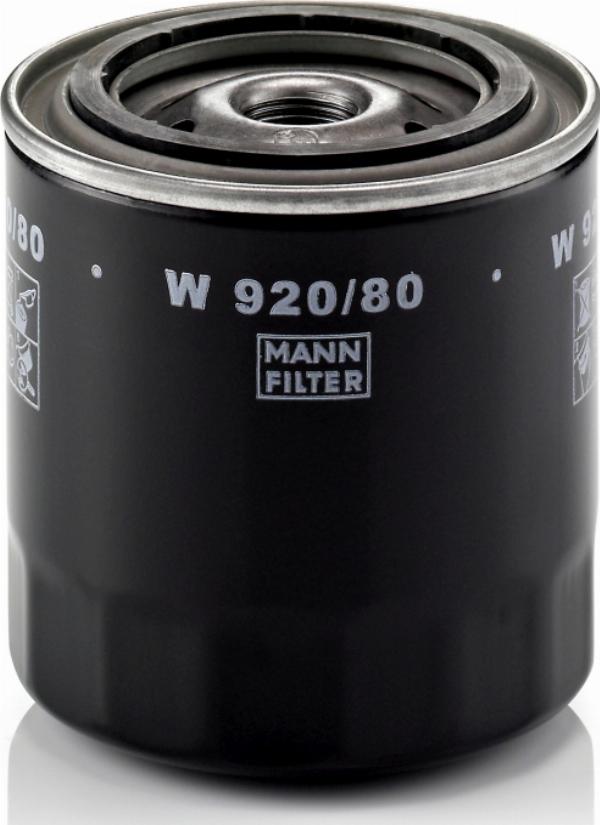 Mann-Filter W 920/80 - Filtro de aceite vegaparts.es