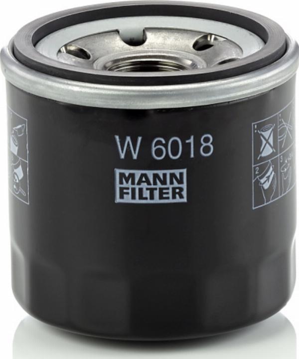 Mann-Filter W 6018 - Filtro de aceite vegaparts.es