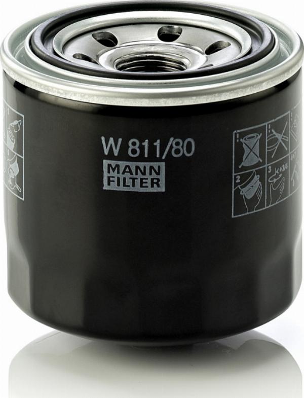 Mann-Filter W 811/80 - Filtro de aceite vegaparts.es