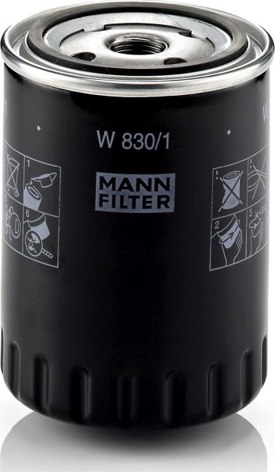 Mann-Filter W 830/1 - Filtro de aceite vegaparts.es