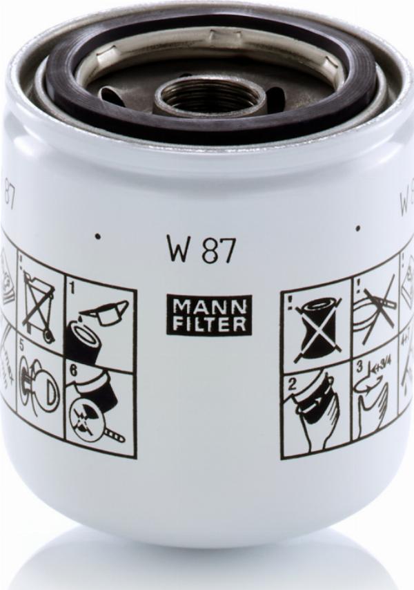 Mann-Filter W 87 - Filtro de aceite vegaparts.es