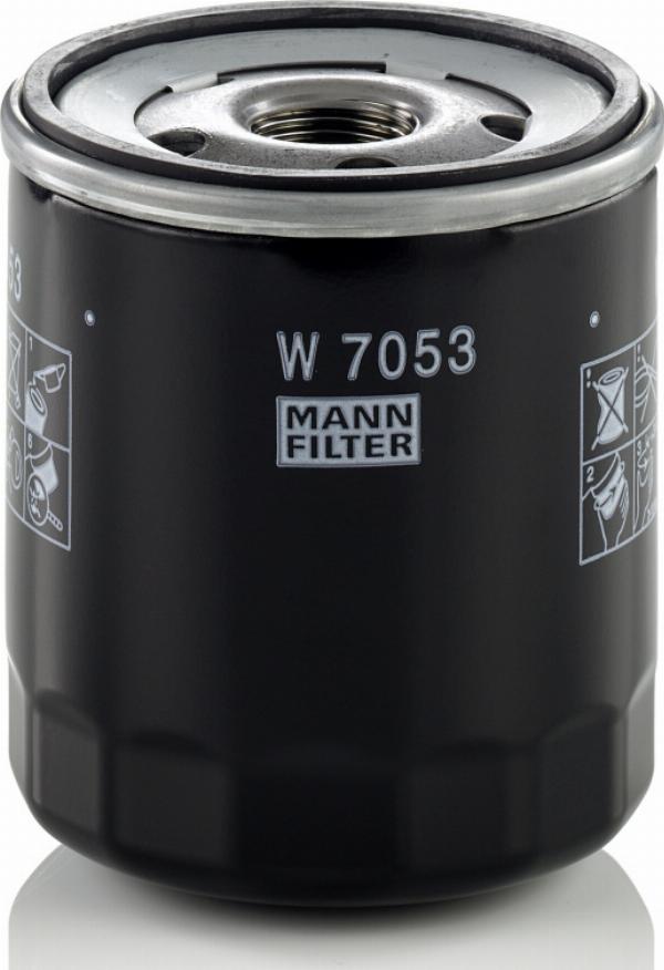 Mann-Filter W 7053 - Filtro de aceite vegaparts.es