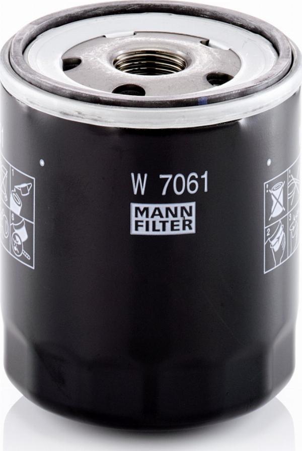 Mann-Filter W 7061 - Filtro de aceite vegaparts.es