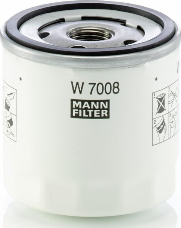 Mann-Filter W 7008 - Filtro de aceite vegaparts.es