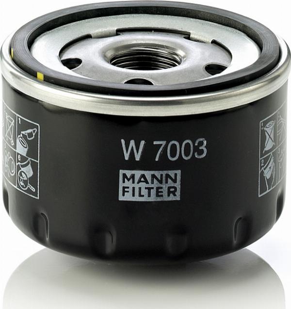 Mann-Filter W 7003 - Filtro de aceite vegaparts.es