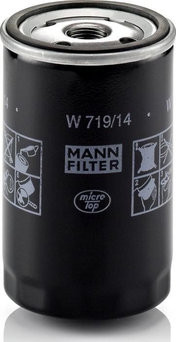 Mann-Filter W 719/14 - Filtro de aceite vegaparts.es