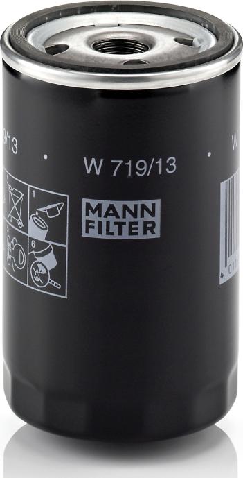 Mann-Filter W 719/13 - Filtro de aceite vegaparts.es