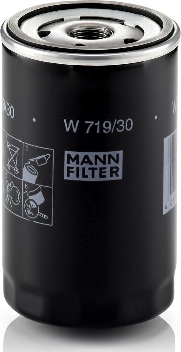 Mann-Filter W 719/30 - Filtro de aceite vegaparts.es