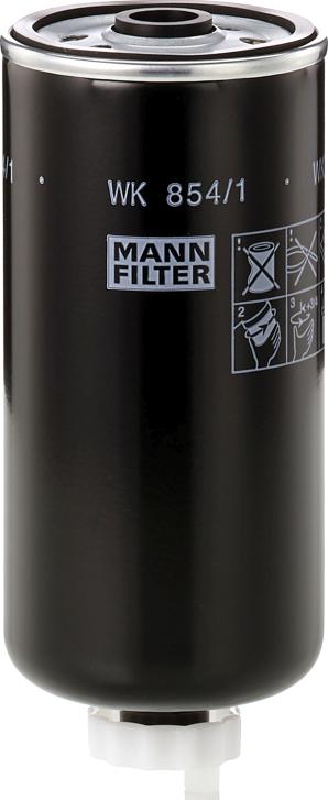 Mann-Filter WK 854/1 - Filtro combustible vegaparts.es