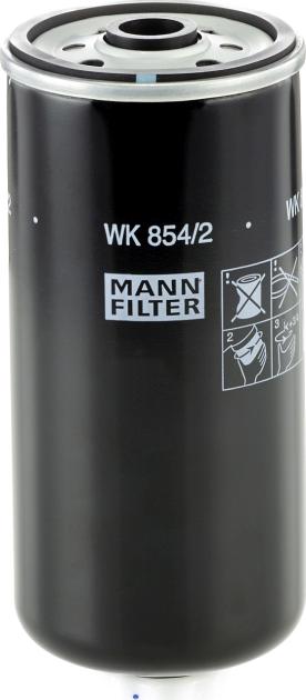 Mann-Filter WK 854/2 - Filtro combustible vegaparts.es