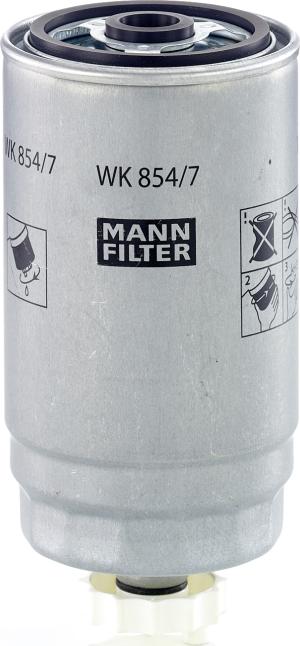 Mann-Filter WK 854/7 - Filtro combustible vegaparts.es