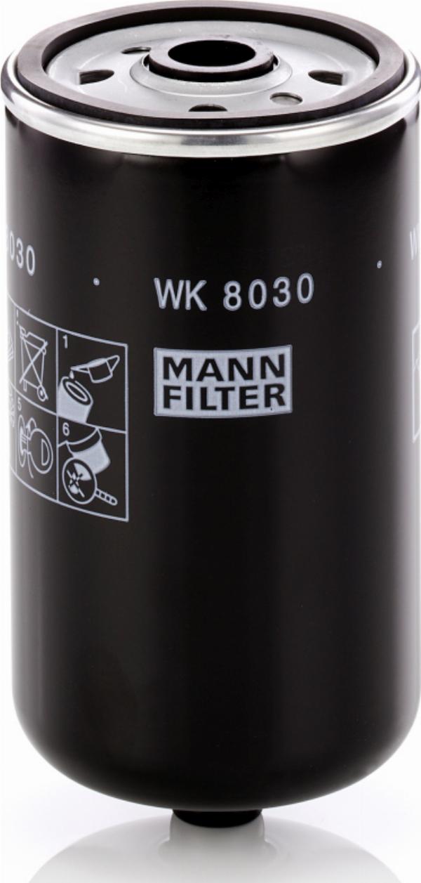 Mann-Filter WK 8030 - Filtro combustible vegaparts.es