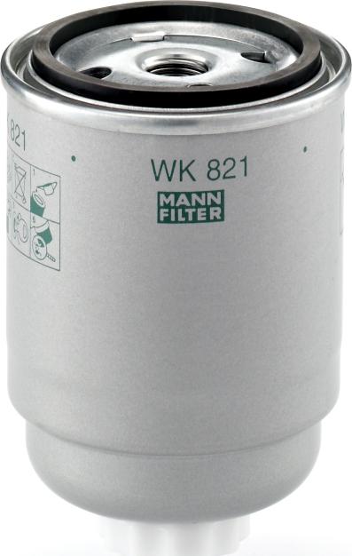 Mann-Filter WK 821 - Filtro combustible vegaparts.es
