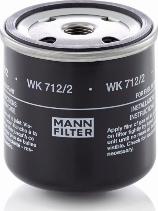 Mann-Filter WK 712/2 - Filtro combustible vegaparts.es