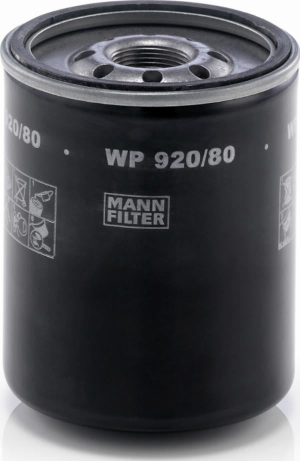 Mann-Filter WP 920/80 - Filtro de aceite vegaparts.es
