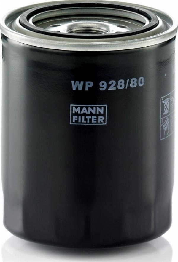 Mann-Filter WP 928/80 - Filtro de aceite vegaparts.es