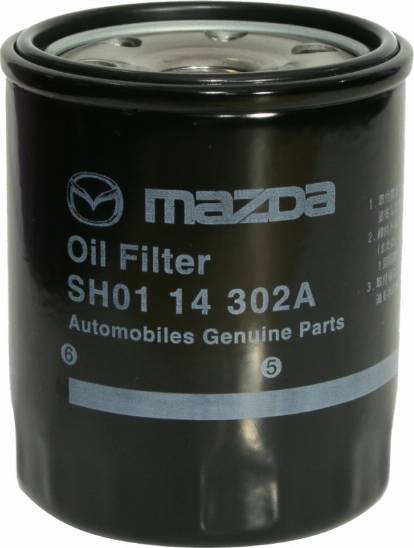 MAZDA SH01-14-302A - Filtro de aceite vegaparts.es