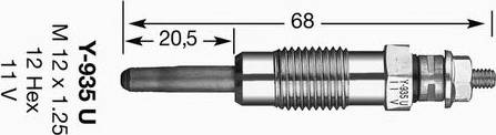 NGK 5915 - Bujía de precalentamiento vegaparts.es