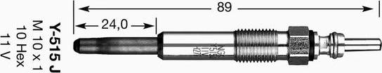 NGK 6892 - Bujía de precalentamiento vegaparts.es