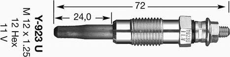 NGK 3380 - Bujía de precalentamiento vegaparts.es