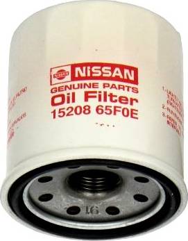 NISSAN 15208-65F0E - Filtro de aceite vegaparts.es