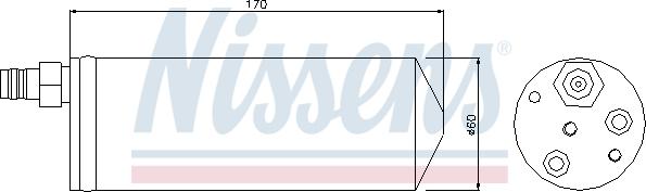 NISSENS 95363 - Filtro deshidratante, aire acondicionado vegaparts.es