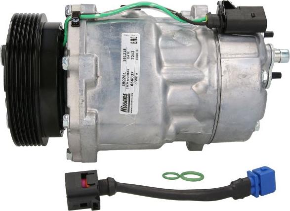 NISSENS 890761 - Compresor, aire acondicionado vegaparts.es