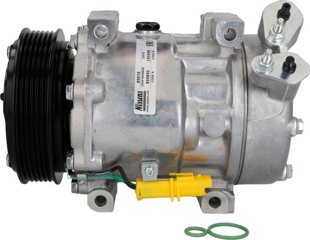 NISSENS 89076 - Compresor, aire acondicionado vegaparts.es