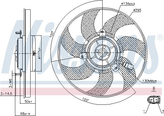 NISSENS 85733 - Ventilador, refrigeración del motor vegaparts.es